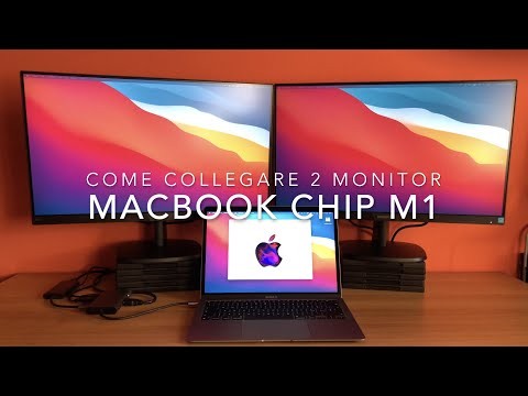 Come collegare 2 monitor Macbook Air e Pro M1 - (Video del risultato finale - link in descrizione)